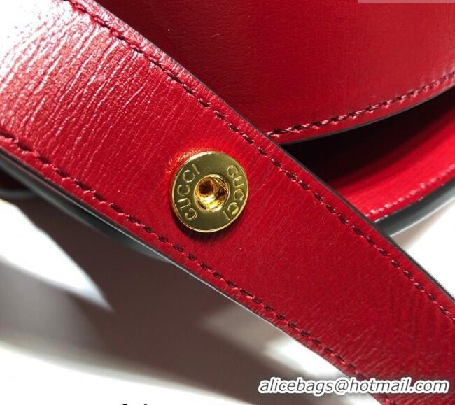 Well Crafted Gucci Horsebit 1955 Leather Shoulder Bag 602204 Red 2024