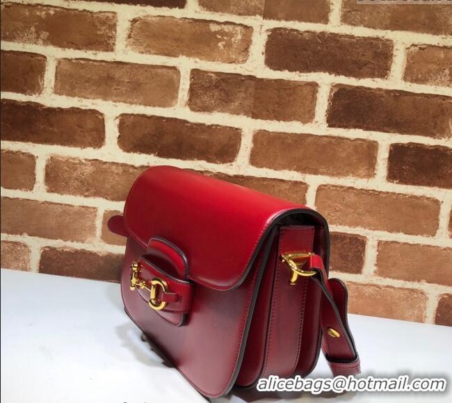 Well Crafted Gucci Horsebit 1955 Leather Shoulder Bag 602204 Red 2024