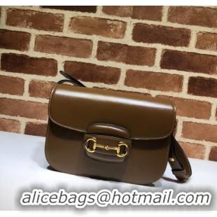Well Crafted Gucci Horsebit 1955 Leather Shoulder Bag 602204 Brown 2024
