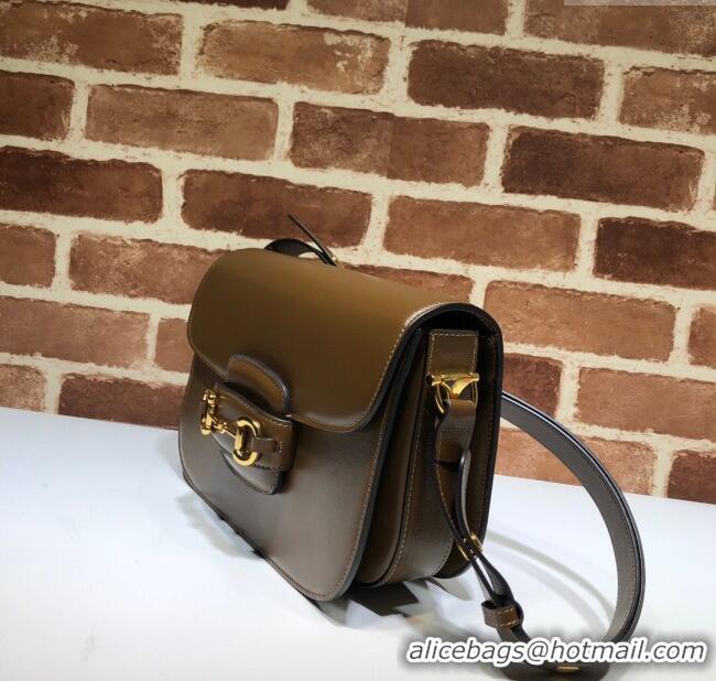 Well Crafted Gucci Horsebit 1955 Leather Shoulder Bag 602204 Brown 2024