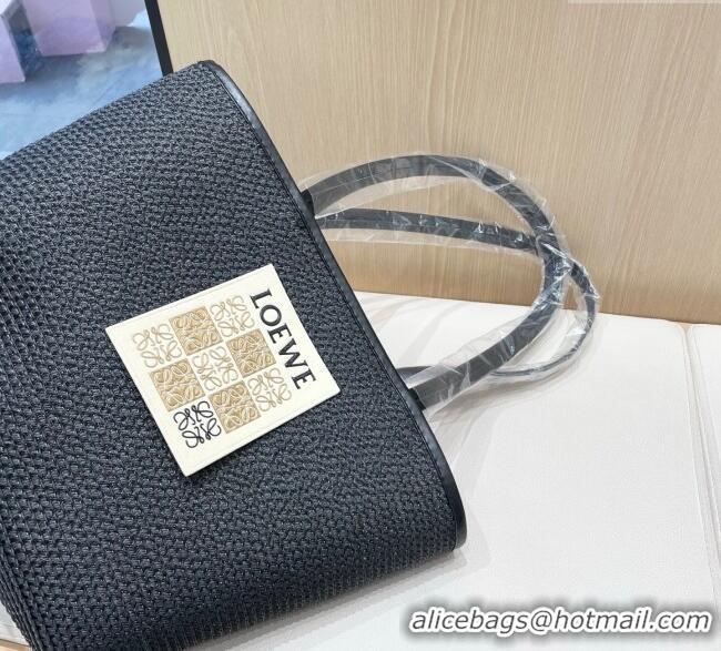 Shop Discount Loewe Straw Basket Bag 0616 Black 2025