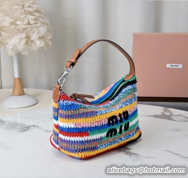 Top Grade Miu Miu Crochet pouch Bag 5NE841 Multicolored 2025