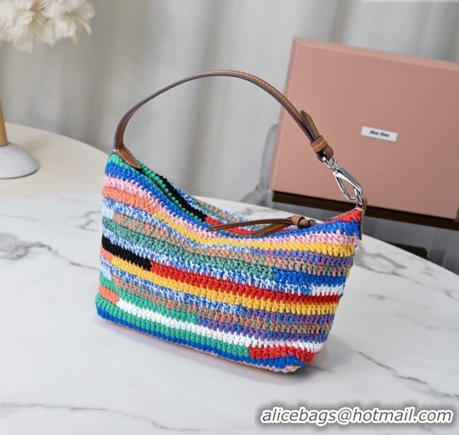 Top Grade Miu Miu Crochet pouch Bag 5NE841 Multicolored 2025