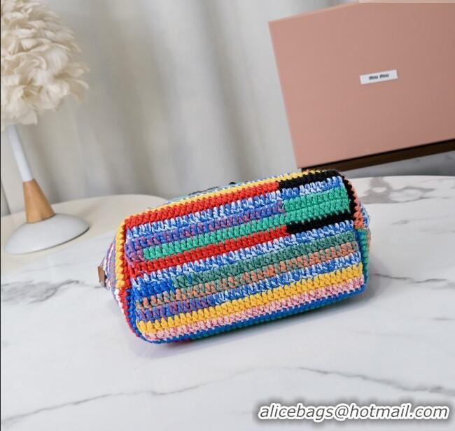 Top Grade Miu Miu Crochet pouch Bag 5NE841 Multicolored 2025