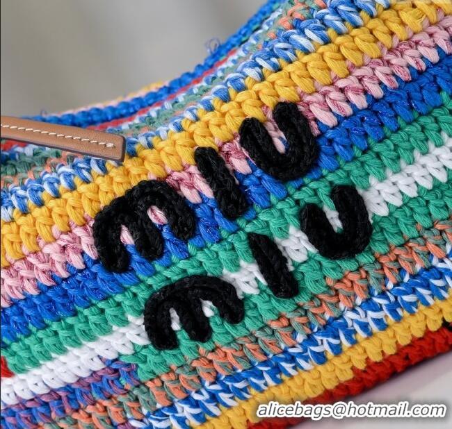 Top Grade Miu Miu Crochet pouch Bag 5NE841 Multicolored 2025
