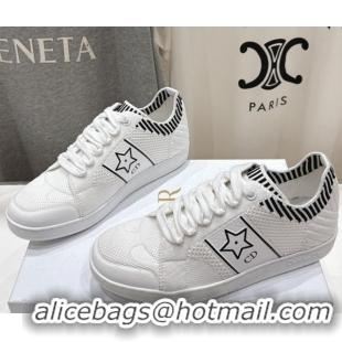 Sophisticated Dior Star Low-top Sneakers in Technical Mesh White 0425013