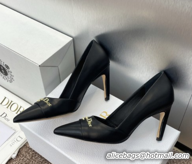 Lower Price Dior My Dior Pumps 8cm in Supple Calfskin Black 0425014