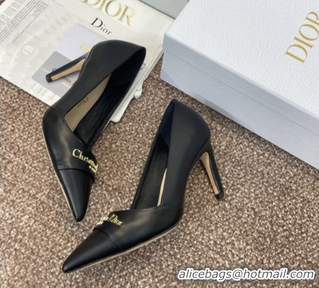 Lower Price Dior My Dior Pumps 8cm in Supple Calfskin Black 0425014