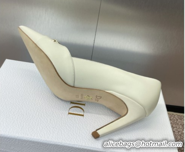 Stylish Dior My Dior Pumps 8cm in Supple Calfskin White 0425015