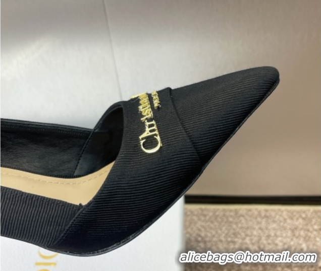 Purchase Dior My Dior Pumps 8cm in Moiré Fabric Black 0425019