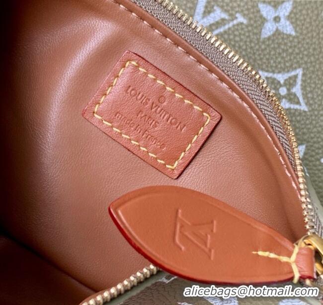 Inexpensive Louis Vuitton Runaway Speedy P9 Bandouliere 30 Bag in Calf leather M13914 Army Green 2025