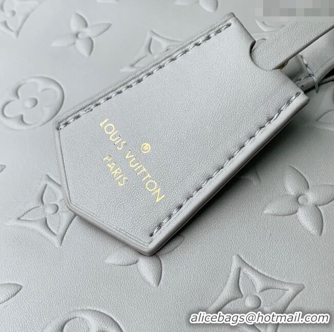 Famous Brand Louis Vuitton Speedy Soft 30 Bag in Cloud Gray Calfskin Leather M25670 2025