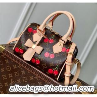 Grade Design Louis Vuitton LV x TM Speedy Bandouliere 20 Bag in Monogram Cherry Canvas M13094 2025