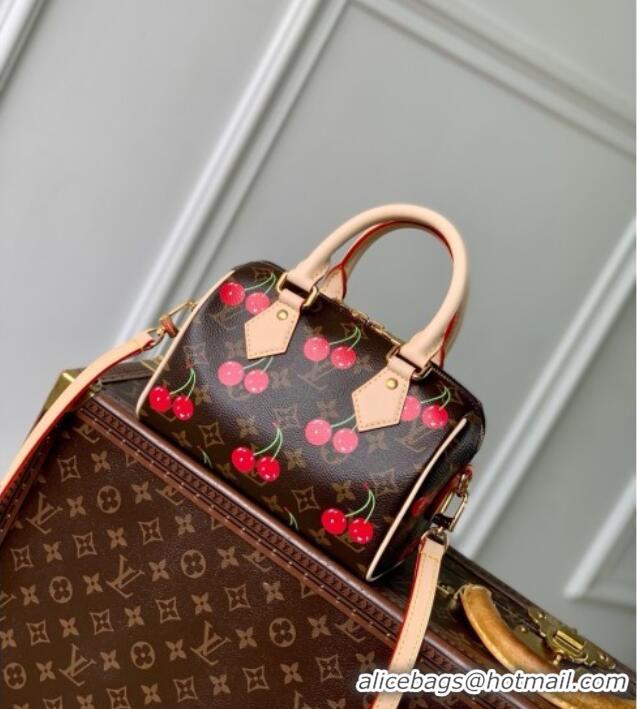 Grade Design Louis Vuitton LV x TM Speedy Bandouliere 20 Bag in Monogram Cherry Canvas M13094 2025