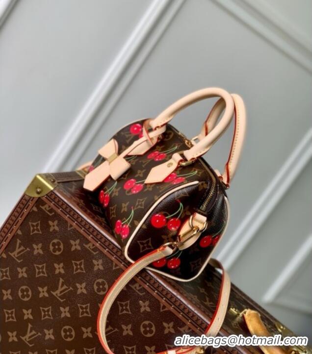 Grade Design Louis Vuitton LV x TM Speedy Bandouliere 20 Bag in Monogram Cherry Canvas M13094 2025