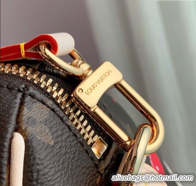 Grade Design Louis Vuitton LV x TM Speedy Bandouliere 20 Bag in Monogram Cherry Canvas M13094 2025