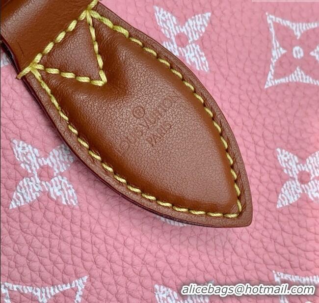 Buy Cheap Louis Vuitton Runaway Speedy P9 Bandouliere 30 Bag in Calf leather M13914 Brown/Pink 2025