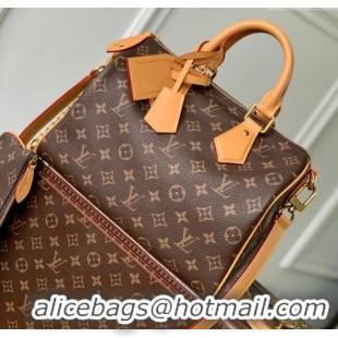 Famous Brand Louis Vuitton Speedy P9 Bandouliere 30 Bag in Monogram Calf Leather M61208 Brown 2025
