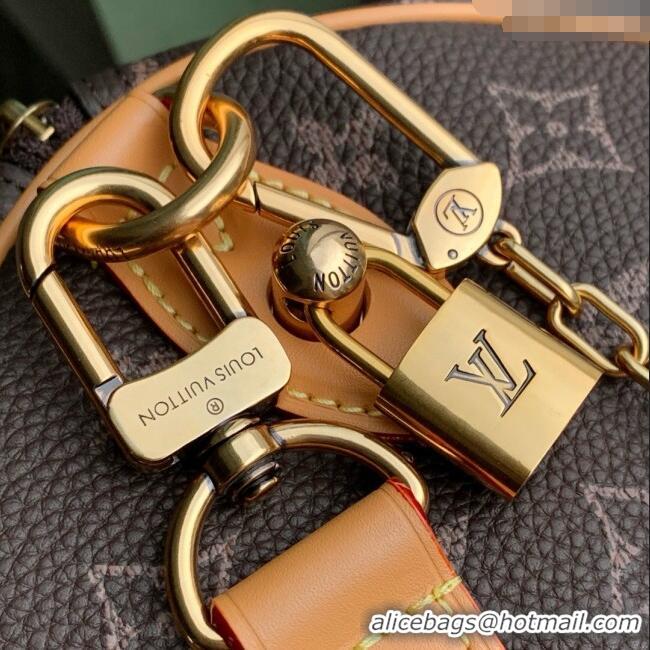 Famous Brand Louis Vuitton Speedy P9 Bandouliere 30 Bag in Monogram Calf Leather M61208 Brown 2025