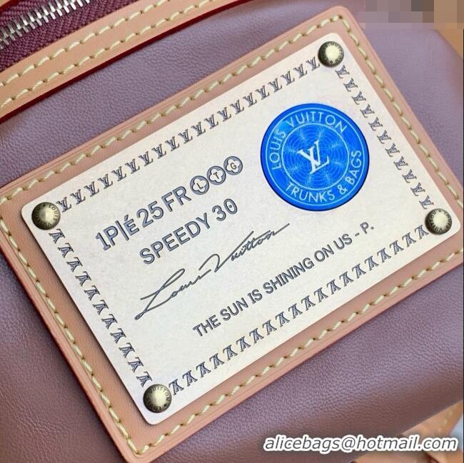 Famous Brand Louis Vuitton Speedy P9 Bandouliere 30 Bag in Monogram Calf Leather M61208 Brown 2025