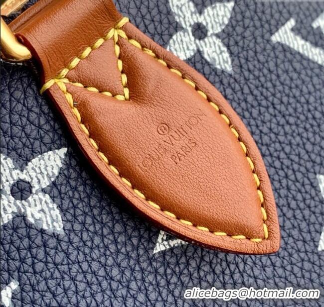 Best Price Louis Vuitton Speedy P9 Bandoulire 40 Bag in Calf Leather M24418 Blue 2025