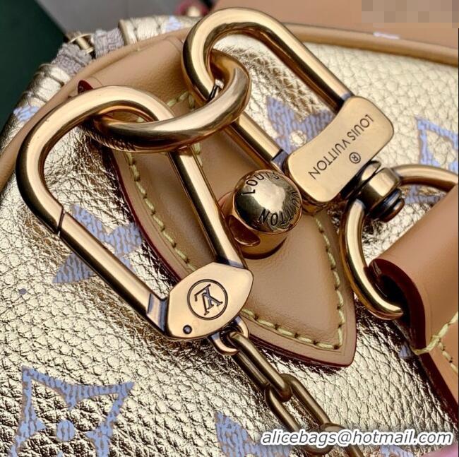 Good Taste Louis Vuitton Speedy P9 Bandouliere 30 Bag in Calf Leather M13904 Gold 2025