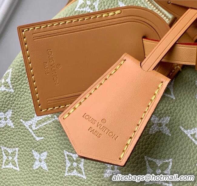 Promotional Louis Vuitton Speedy P9 Bandouliere 25 Bag in Calf Leather M24443 Vert Clair Green 2025