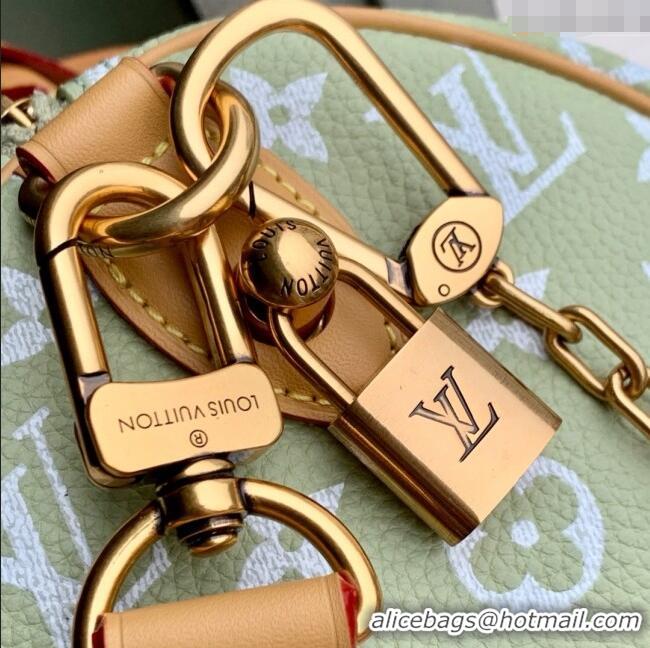 Promotional Louis Vuitton Speedy P9 Bandouliere 25 Bag in Calf Leather M24443 Vert Clair Green 2025