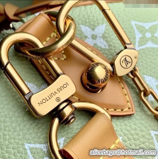 Super Quality Louis Vuitton Speedy P9 Bandouliere 30 Bag in Calf Leather M14064 Vert Clair Green 2025