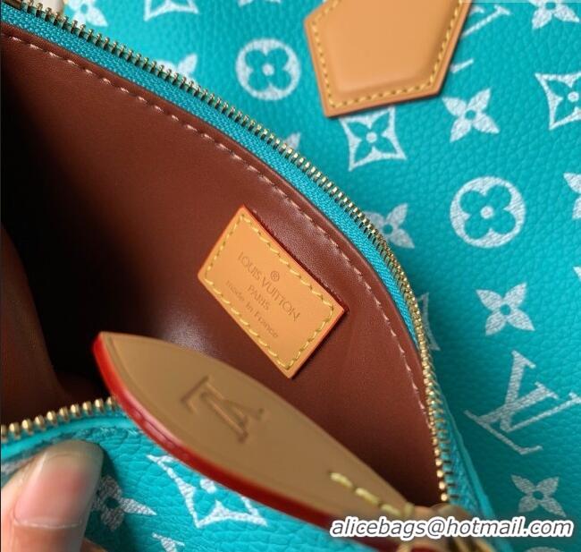Grade Promotional Louis Vuitton Speedy P9 Bandouliere 30 Bag in Calf Leather M21108 Turquoise 2025
