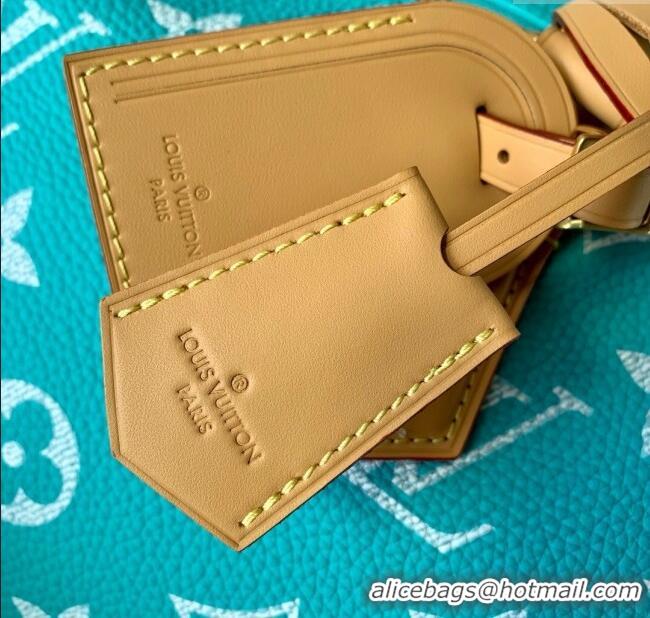Reasonable Price Louis Vuitton Speedy P9 Bandouliere 40 Bag in Calf Leather M11564 Turquoise 2025
