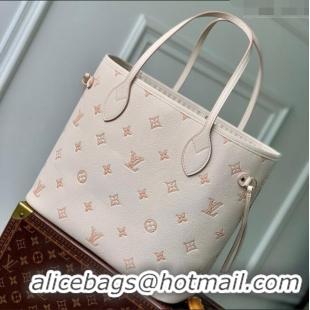 Best Price Louis Vuitton Neverfull MM Tote Bag in Debossed Grained Cowhide Leather M14285 Eden 2025
