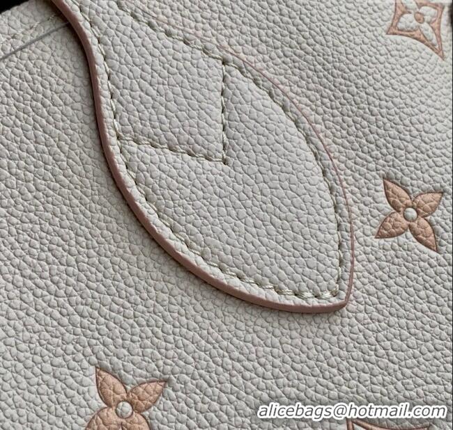 Best Price Louis Vuitton Neverfull MM Tote Bag in Debossed Grained Cowhide Leather M14285 Eden 2025