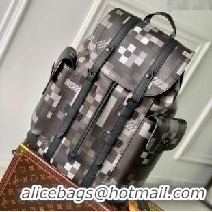 Trendy Design Louis Vuitton Christopher MM in Damoflage Black Canvas M14952 2025