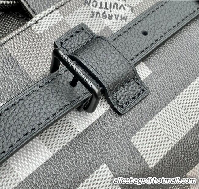 Trendy Design Louis Vuitton Christopher MM in Damoflage Black Canvas M14952 2025