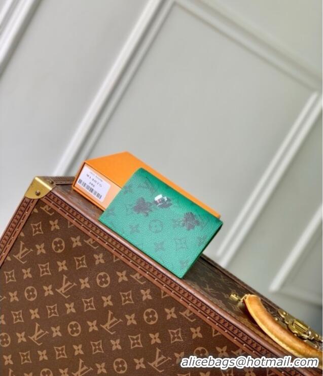 Traditional Specials Louis Vuitton Passport Cover in Coloured Monogram Canvas M14875 Green 2025