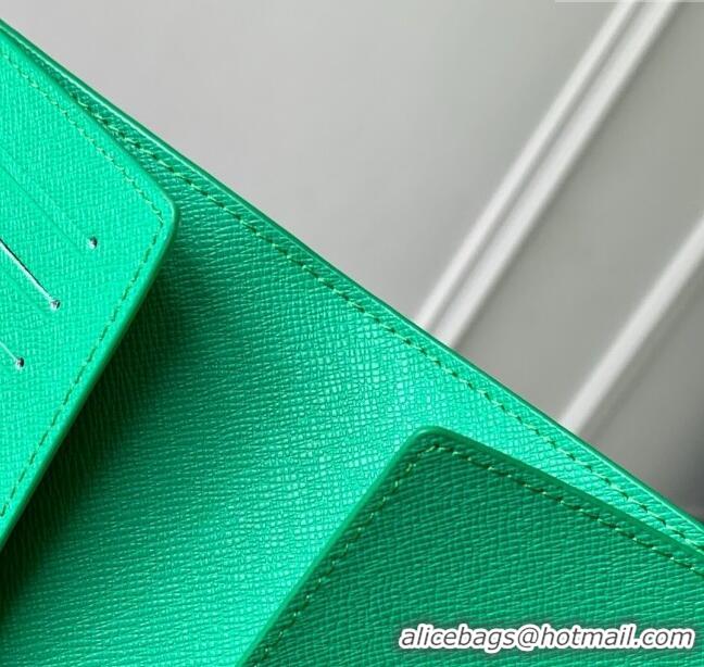 Traditional Specials Louis Vuitton Passport Cover in Coloured Monogram Canvas M14875 Green 2025