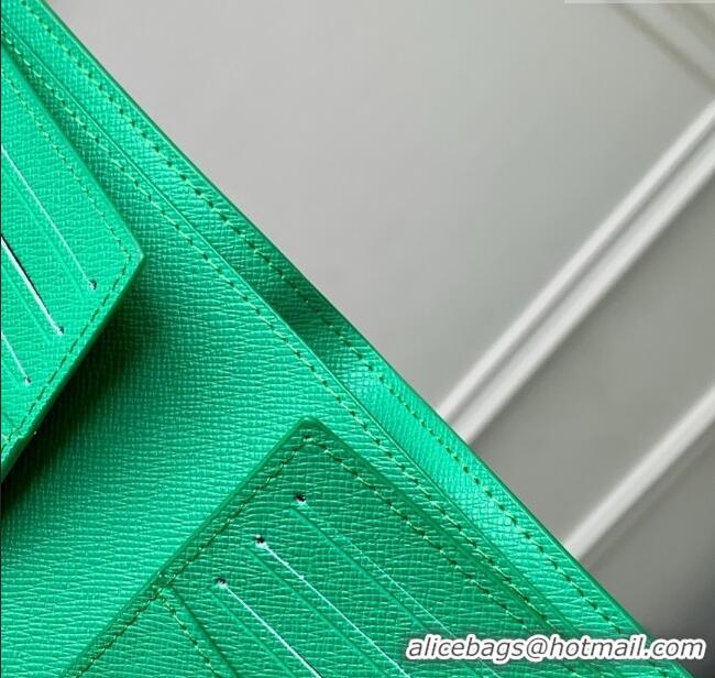 Traditional Specials Louis Vuitton Slender Wallet in Coloured Monogram Canvas M14878 Green 2025