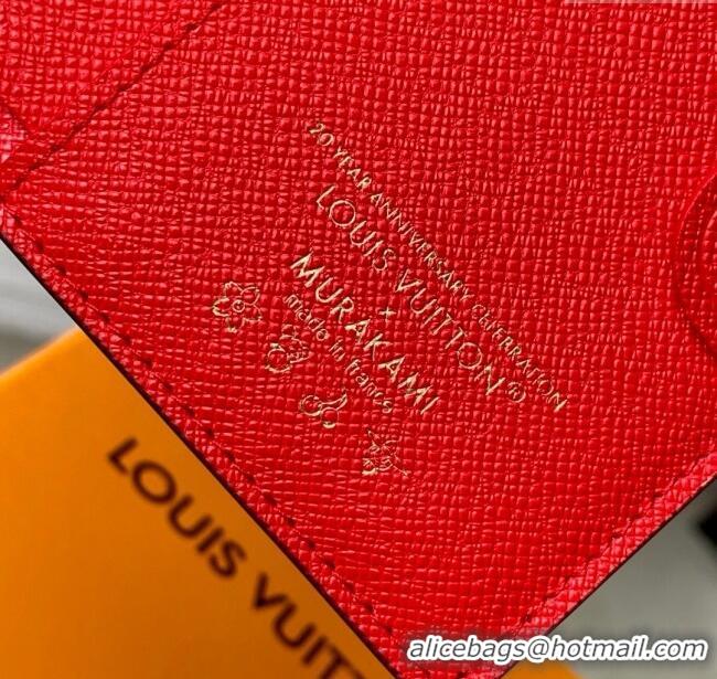 Famous Brand Louis Vuitton LV x TM Lisa Wallet in Monogram Cherry Canvas M13420 2025