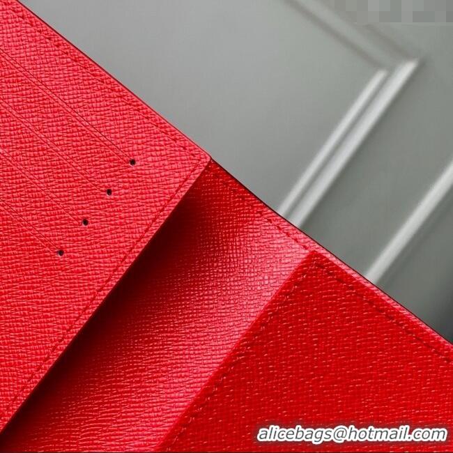 Top Grade Louis Vuitton LV x TM Passport Cover in Monogram Cherry Canvas M13424 2025