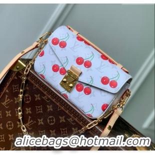 Trendy Design Louis Vuitton LV x TM Pochette Metis East West Bag in Monogram Cherry Canvas M14231 White 2025
