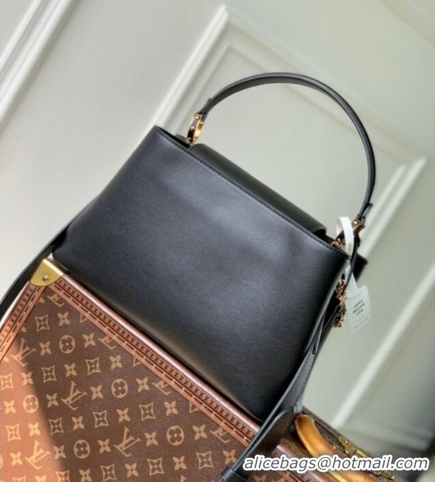Famous Brand Louis Vuitton Capucines MM Souple Bag in Calf Leather M12924 Black 2025