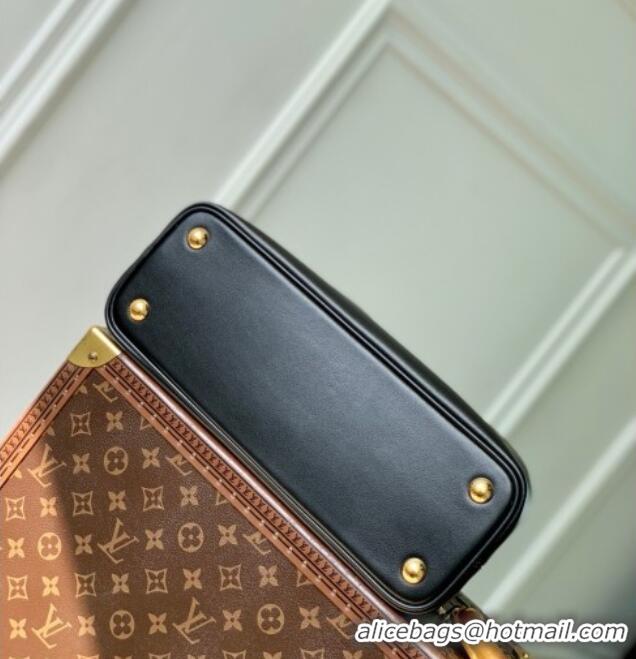 Famous Brand Louis Vuitton Capucines MM Souple Bag in Calf Leather M12924 Black 2025