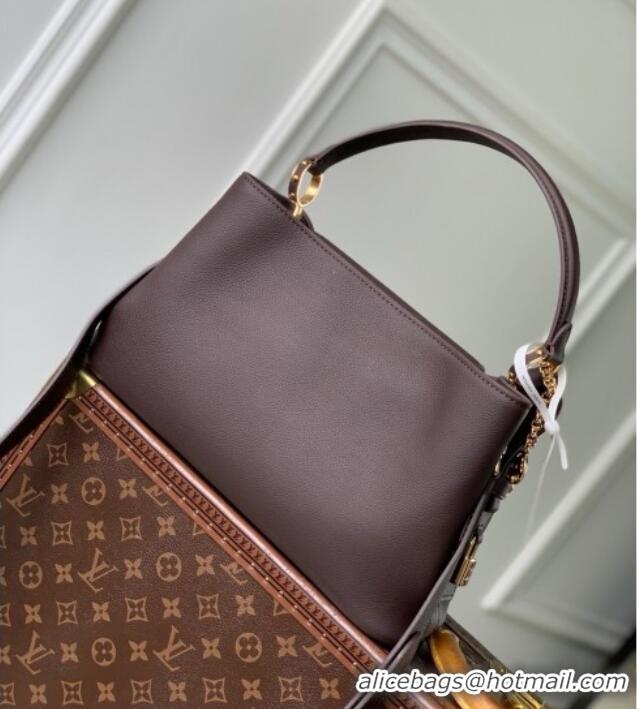 Promotional Louis Vuitton Capucines MM Souple Bag in Calf Leather M12927 Chocolate 2025