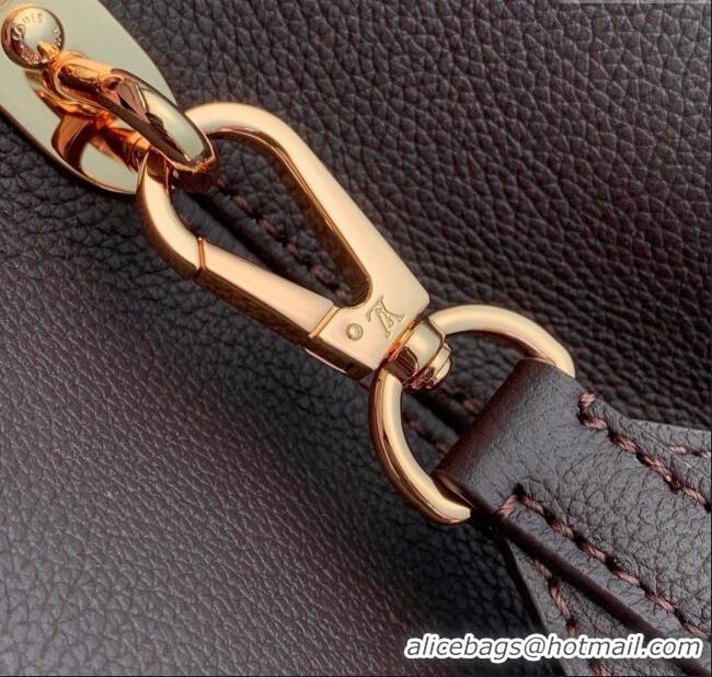 Promotional Louis Vuitton Capucines MM Souple Bag in Calf Leather M12927 Chocolate 2025