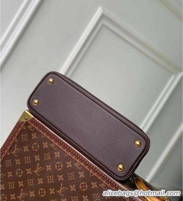 Promotional Louis Vuitton Capucines MM Souple Bag in Calf Leather M12927 Chocolate 2025
