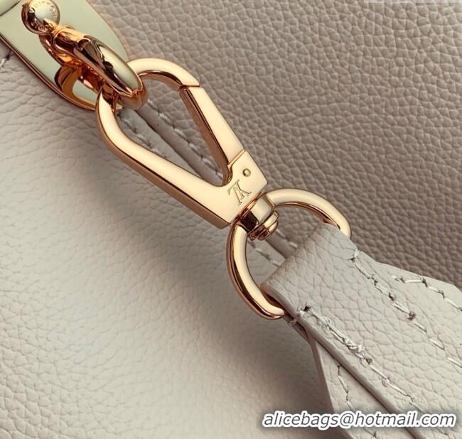 Unique Grade Louis Vuitton Capucines MM Souple Bag in Calf Leather M12929 Beige 2025