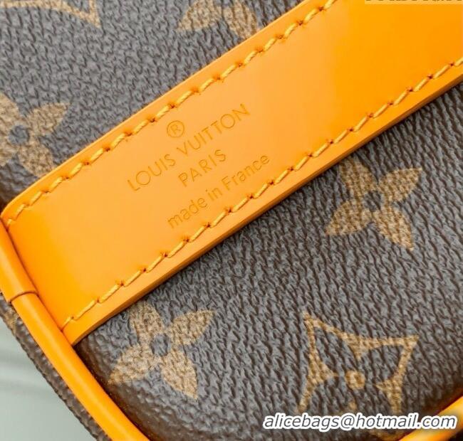 Top Quality Louis Vuitton Keepall Bandouliere 25 Bag in Monogram Macassar Canvas Safran Yellow M12733 2025