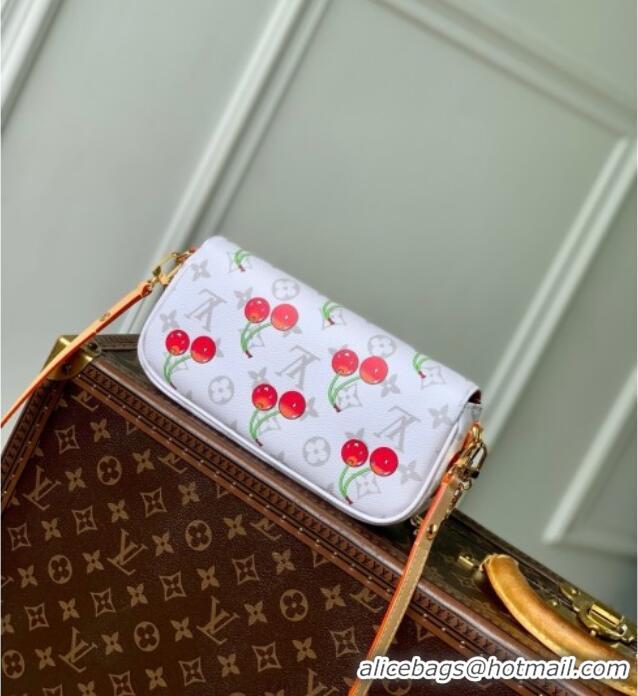 Affordable Price Louis Vuitton LV x TM Wallet On Chain Ivy Bag in Monogram Cherry Canvas M14239 White 2025