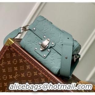 Super Quality Louis Vuitton Soul Trunk Bag in Taurillon Monogram Embossed Leather M13870 Misty Lake Green 2025